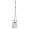 Hello Honey® 9.5" White Distressed Volcano Finish Hanging Stoneware Planter with Jute Rope Hanger